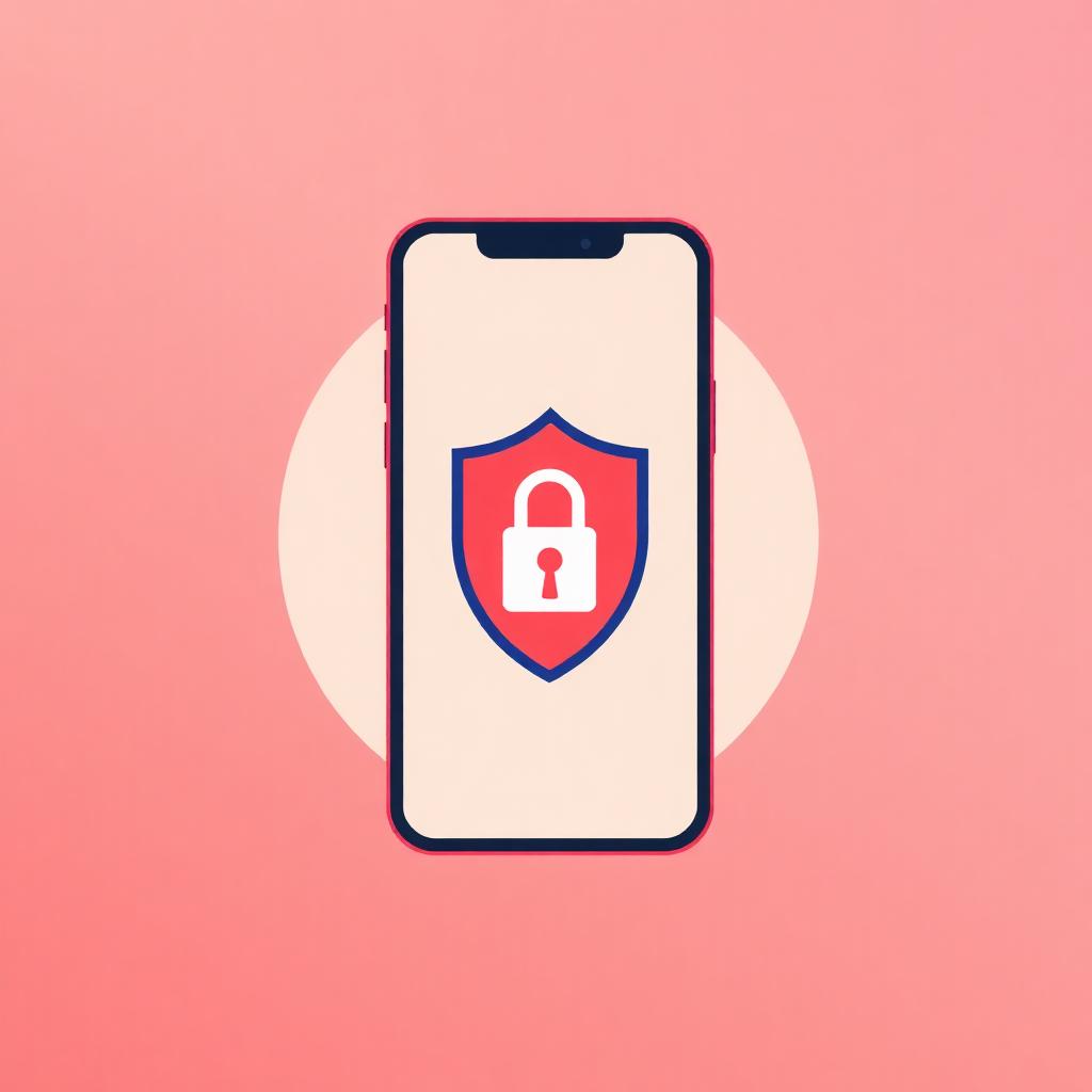A smartphone showing a secure account screen